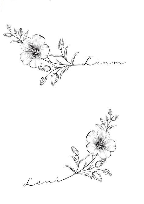 Morning Glory Name Tattoo, Potentilla Flower Tattoo, Tattoo Hoa Mini, Delicate Flowers Tattoo, Ed Tatoos, February Flower Tattoo, Tattoo Artist Tattoo, Small Pretty Tattoos, Mother Tattoos