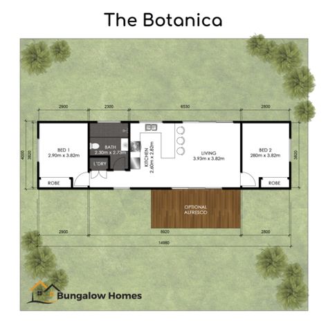 Bungalow Homes Granny Flats Floor Plans — Bungalow Homes Granny Flat Floor Plans, Flat Floor Plan, Floor Plans Bungalow, Small House Model, Granny Flat Plans, Bungalow House Floor Plans, Studio Floor Plans, Small Bungalow, Granny Flats