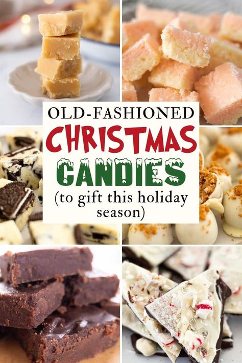 20 Old-Fashioned Christmas Candies to Make This Season Extra Sweet - Makyla Creates Old Fashioned Cinnamon Candy, Christmas Desserts Old Fashioned, Old Fashioned Cornflake Candy, Old Fashioned Hard Candy Recipes, Old Christmas Candy Recipes, Old Fashioned Christmas Candies, Classic Christmas Candy Recipes, Old Fashioned Christmas Food, Old Fashion Christmas Desserts