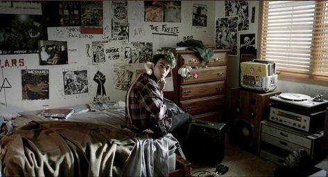 Goth Bedroom Aesthetic, The House Of Tomorrow, Emo Bedroom, Punk Bedroom, Alex Wolff, House Of Tomorrow, Asa Butterfield, Nick Offerman, Relaxation Room