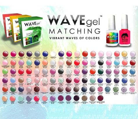 Wave Nails, Tammy Taylor, Gel Nail Polish Colors, Diy Fashion Accessories, Color Wave, Gel Polish Colors, Soak Off Gel, Dip Powder, Powder Puff