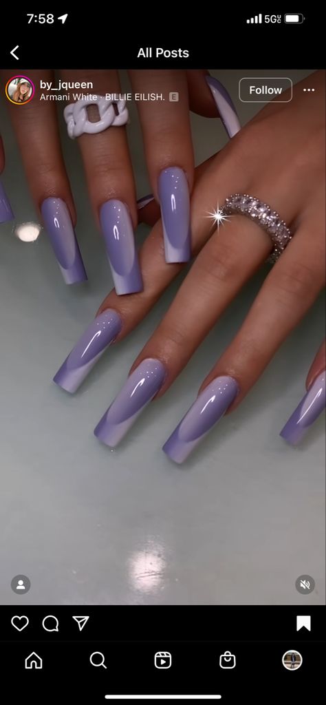 Nail Colors For Summer, Ombre Nail Ideas, Purple And Pink Nails, Ombre Nail Colors, Blue Ombre Nails, Pink Ombre Nails, Ombre Nail, Nail Art Techniques, Ombre Nail Designs