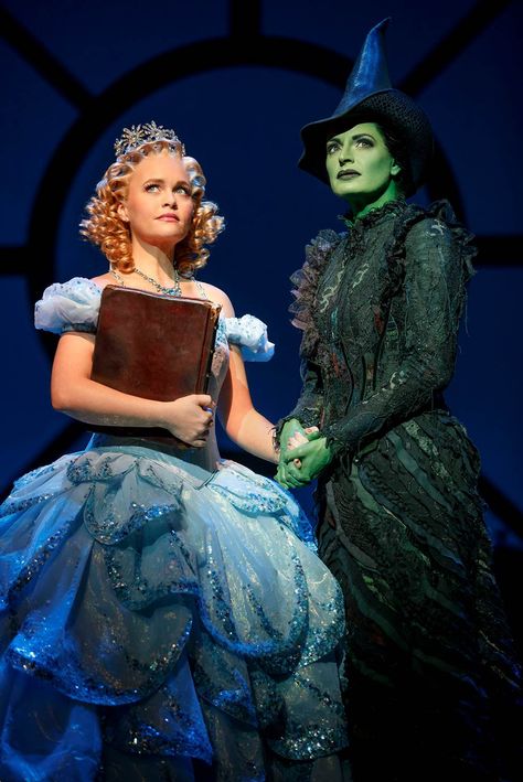 Broadway Wicked, The Cher Show, Wicked Costumes, Elphaba And Glinda, Broadway Costumes, Broadway Nyc, Wicked Musical, Defying Gravity, Theatre Life