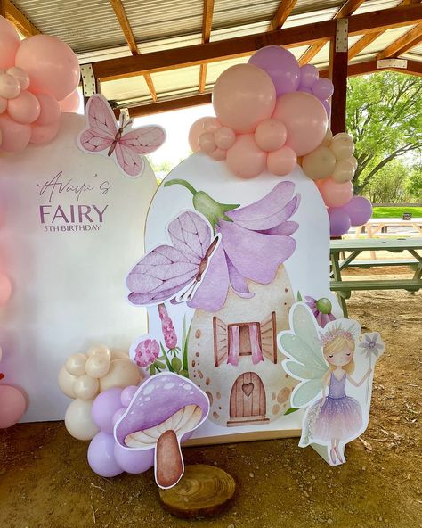 Plan a magical fairy first birthday with whimsical decor, enchanting games, and more. Make their special day unforgettable! 1st Bday Decoration Ideas Girl, Fairy First Balloon Arch, Theme For First Birthday Girl, Fairy Princess Birthday Party Decoration, Theme Birthday Party Ideas Girl, Fairy First Birthday Decor, First Birthday Fairy Theme, 1 Birthday Girl Theme, Fairy One Year Old Party