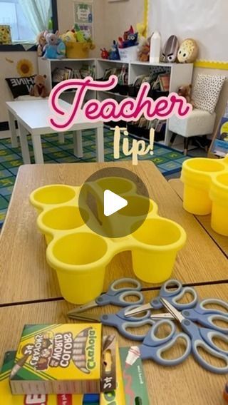 Jessica & Brandy | Teachers👯‍♀️ on Instagram: "Hey guys! We used community supplies for the first time last year, and let me tell y'all, it's a game changer!😎 A helpful tip is that instead of having them at their table group, find a separate home in the classroom. The table captain is responsible for bringing and returning the caddy to its home. This helps eliminate students getting distracted by the supply caddy and provides more work space. 🙌  Positives: + It has minimized the time kids typically spend looking for supplies on their desk. + No one runs out of anything before the others. + It helps students learn to work together. + Students keep each other accountable for returning supplies and making sure glue and markers are closed completely. + The supply caddy is easy to move aroun Community Supplies Classroom, Table Caddy Classroom, Classroom Table Organization, Classroom Caddy, Table Caddy, Teacher Table, Desk Caddy, Classroom Tables, Home Daycare