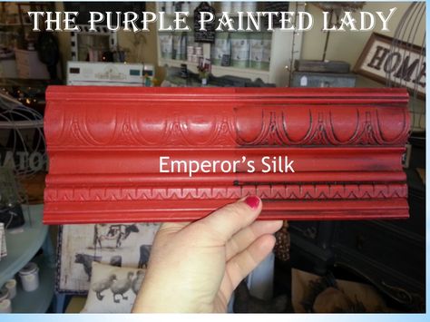 Emperor Silk Sample Board Comparison The Purple Painted Lady Chalk Paint Purple Red Paint Color, Maroon Chalk Paint Furniture, Annie Sloan Purple Chalk Paint, Annie Sloan Emperors Silk, Kitchen Cabinets Painted, Purple Painted Lady, Red Painted Furniture, Red Chalk Paint, Annie Sloan Chalk Paint Colors