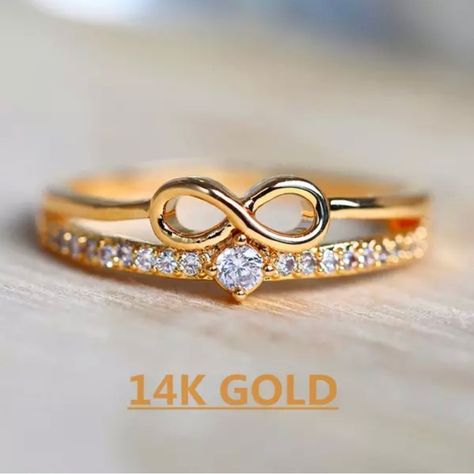 Female Promise Rings, Eternal Symbol, خواتم خطوبة, Pave Setting Ring, Infinity Ring Wedding, Romantic Rings, Colored Engagement Rings, Classic Wedding Rings, Infinity Ring