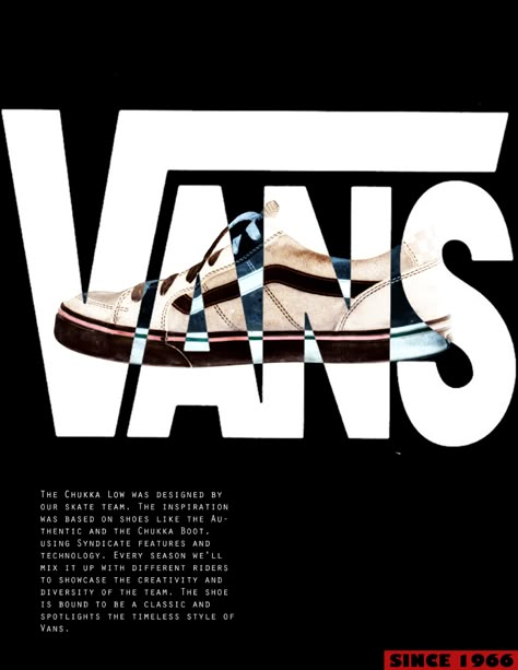 Design Ads Creative, Vans Ad, Ads Graphic Design, Arte Zombie, Shoe Advertising, Shoe Poster, Sneaker Posters, Vans Shoe, Shoes Ads