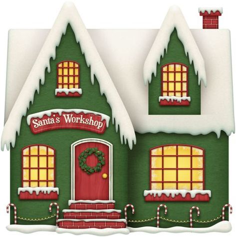 Santa House, Christmas Crafty, Christmas Program, Santa's Workshop, Santa Decorations, Christmas Gingerbread House, Christmas Town, 12 December, Christmas Yard