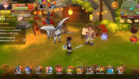 Flyff Legacy is Based on Flyff MMO & Heads to Mobile Devices in North America | MMORPG.com Mobile Game Ui, Learn To Fly, New Game, Game Play, Game Ui, Mobile Game, Mobile Device, News Games, Fantasy World