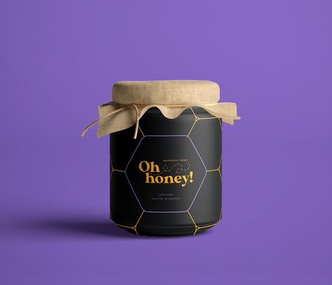 Oh Honey! Brand Identity Design :: Behance Organic Honey Packaging, Honey Marketing Ideas, Honey Logo Ideas, Honey Branding, Honey Business, Packet Design, Honey Products, Honey Logo, Honey Brand