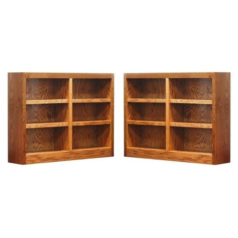 PRICES MAY VARY. Traditional 36" Tall 6-Shelf Double Wide Wood Bookcase in Dry Oak x 2. Materials: Genuine wood veneers and solid wood molding 10 step polyurethane oak finish 4 adjustable shelves and 2 fixed shelves to accommodate large and small items Quick, simple assembly with dowels, camlocks and an engineered wood back panel that is more durable than the cardboard on most ready to assemble bookcases  Included Items:  - Traditional 36" Tall 6-Shelf Double Wide Wood Bookcase in Dry Oak x 2. F Wide Bookcase, Tall Shelves, Bookcases For Sale, Veneer Panels, Cube Bookcase, Wood Bookshelves, Furniture Bookshelves, Etagere Bookcase, Wooden Bookcase