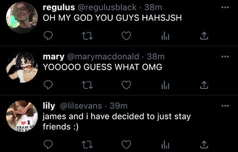 Marauders Tweets Jegulus, Marauders Incorrect Tweets, Marauders Era Tweets, Jegulus Tweets, Mauraders Tweets, Marauders Twitter, Incorrect Tweets, Marauder Fanart, Marauders Headcanons