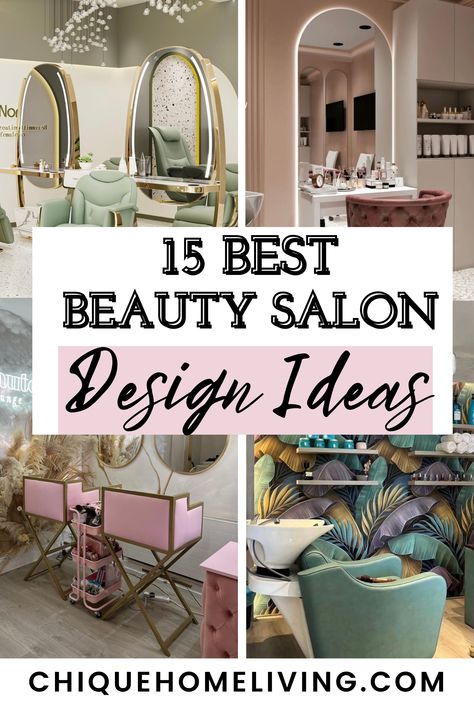 Beauty Salon Decoration Ideas, Beauty Salon Colors Ideas, Spa Decor Ideas Business, Salon Suite Decor Nails, Ideas For Hair Salons Decorating, Cute Salon Bathroom Ideas, Classy Hair Salon Decor Interior Design, Beauty Salon Bathroom Ideas, Interior Beauty Salon Design