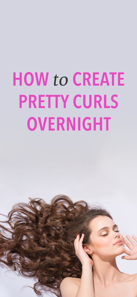 How to make gorgeous curls overnight #curlyhair Such Is Life, Overnight Curls, Ways To Wake Up, School Dropout, Awesome Hair, Healthy Beauty, My Whole Life, Hair Inspiration Color, Hair Tutorials