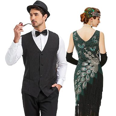 1920s Dress Up, Gatsby Outfit, 1920s Mens Fashion, Prom Costume, Gatsby Costume, 2023 Clothing, Flapper Costume, 1920s Flapper Dress, 1920s Flapper