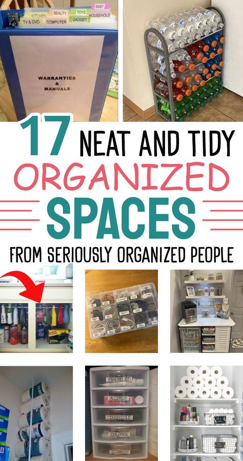 Organized Things, Seriously Organized, Organization Hacks Diy, Clutter Solutions, Getting Organized At Home, Clutter Organization, Household Organization, Organize Declutter, Home Organization Hacks