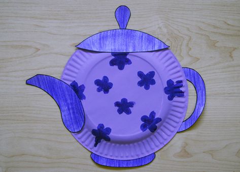 Chameleon Craft, Wild West Crafts, Nursery Rhymes Preschool Crafts, Tea Party Activities, Tea Party Crafts, Nursery Rhyme Crafts, Teapot Crafts, Sensory Play Ideas, Alice In Wonderland Crafts