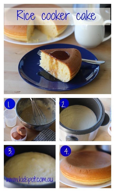 <b>Plus: optional cheats to make them <i>even easier</i>.</b> Lazy cakes, here we come. Rice Cooker Cake, Aroma Rice Cooker, Lazy Cake, Cooker Cake, Resep Cake, Rice Cooker Recipes, Cake Simple, Torte Cupcake, Recipe Breakfast