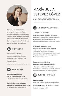 Curriculum Vitae de Mujer Profesional con Foto Femenino Rosa - Templates by Canva Cv Models, Curriculum Vitae Design, It Cv, Cv Design Template, Affordable House Plans, Curriculum Design, Documents Design, Professional Cv, Cv Design