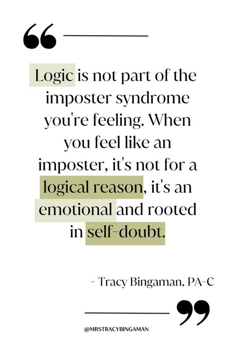 Quotes About Imposter Syndrome, Overcoming Imposter Syndrome, Imposter Syndrome Quotes, Physician Associate, Syndrome Quotes, Brand Quotes, Self Alignment, Psych Nurse, Impostor Syndrome