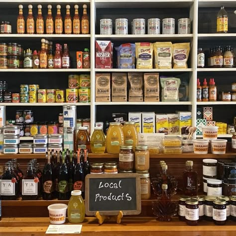 Hamden General Store (@hamdengeneral) • Instagram photos and videos Small Town General Store, Country Store Aesthetic, General Store Branding, General Store Aesthetic, General Store Ideas Small Towns, Dooses Market, Farm Store Decor, Community Pantry, Small Store Design