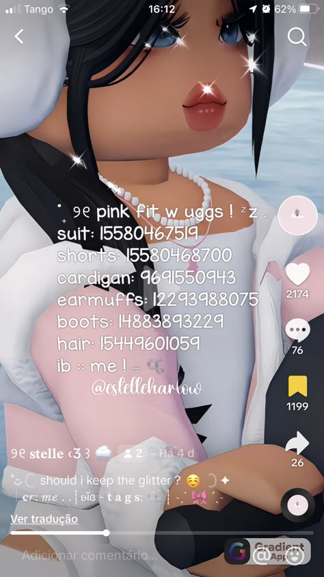 Coquette Outfit Codes Bloxburg, Coquette Roblox Outfit Codes, Preppy Mom, Blocksburg Outfit Codes￼, Berry Codes, Code Clothing, Hello Kitty Videos, Coding Shirts, Black Hair Roblox