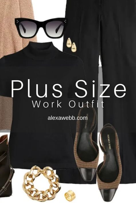 Workwear Women Plus Size, Plus Size Outfits Professional, First Day Of Work Outfit Plus Size, Plus Size Ceo Outfits, Polished Plus Size Outfits, Fall Plus Size Work Outfits, Plus Size Fall Outfit 2024, Winter Work Outfits For Women Plus Size, Fall Work Outfits For Women Plus Size