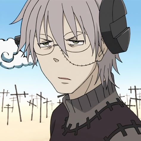 Franken Stein Soul Eater, Professor Stein, Soul Eater Icon, Stein Soul Eater, Fire Pfps, Dr Stein, Soul Eater Stein, Dr Frankenstein, Picture Banner