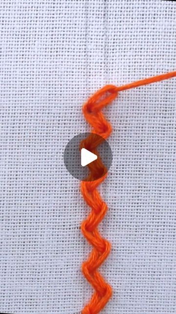 RozaBird on Instagram: "Zigzag chain stitch sewing tutorial! #reels #diy #embroidery #tutorial #viral  #subscribe #stitch #reelsfb" Zigzag Stitch Embroidery Designs, Zigzag Embroidery Designs, Quilt Boards, Zigzag Line, Zig Zag Stitch, Stitch Sewing, Stitch Pictures, Embroidery Tutorial, Heavy Chain