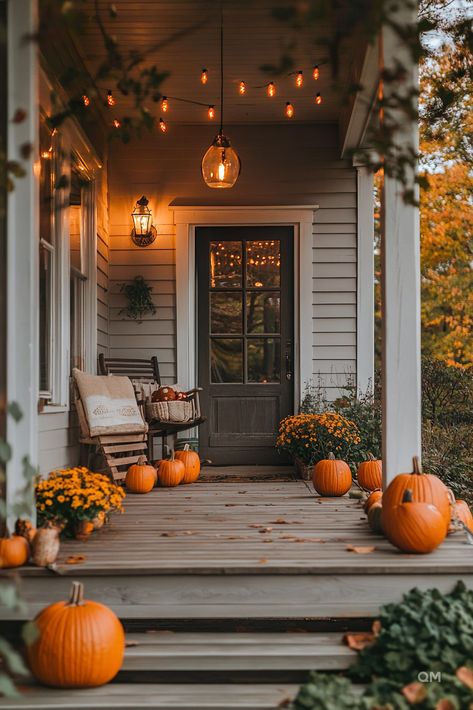 See How to Create a Festive Fall Feel with Minimal Effort Traditional Fall Decor, Trees With Lights, Kitchen Room Decor, Fall Decorations For Home, Tree With Lights, Dream Things, Maple Trees, Cozy Fall Decor, Fall Tree