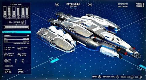 Starfield ship - Royal Eagle (C-class build) - long range starfighter Starfield Ship Ideas, Starfield Spaceship, Starfield Ship Builds, Starfield Ships, Fantasy Vehicles, Scifi Inspiration, Bulletproof Clothing, Star Wars Ships Design, Ship Ideas