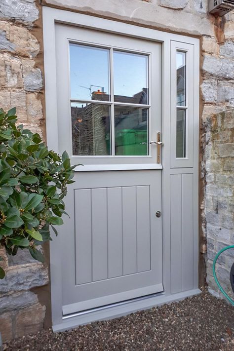 Stable Doors Kitchen, External Stable Door, Hardwick White Windows, Kitchen Stable Door, Stable Doors In The House, Stable Back Door, Cottage Stable Door, Stable Doors Ideas House, Stable Door Front Door