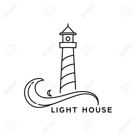 Lighthouse Tattoo Simple Outline, Tiny Lighthouse Tattoo, Lighthouse Tattoo Simple, I Do Tattoo, Scoring Sourdough, Nautical Printables, Lighthouse Drawing, Do Tattoo, Around Arm Tattoo