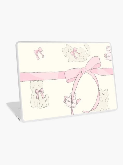 Coquette Laptop, Coquette Ribbon, Laptop Skin, So Cute, Kittens, Laptop, Ribbon, Kitty, Film