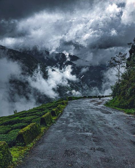 510 Likes, 4 Comments - Shots of India (@shots_of_india) on Instagram: “Road to Heaven- unleashing the mountains❤ Check out this amazing shot  Taken by @yashv3rma…” Sikkim Aesthetic, Sikkim Photography, India Aesthetic, India Travel Places, Aesthetics Tumblr, India Travel Guide, Northeast India, Photography Aesthetic, Scenic Beauty