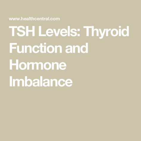 TSH Levels: Thyroid Function and Hormone Imbalance High Tsh Levels, Hashimotos Disease, Pituitary Gland, Ways To Heal, Thyroid Function, Thyroid Hormone, Hormone Imbalance, Disease, Diet