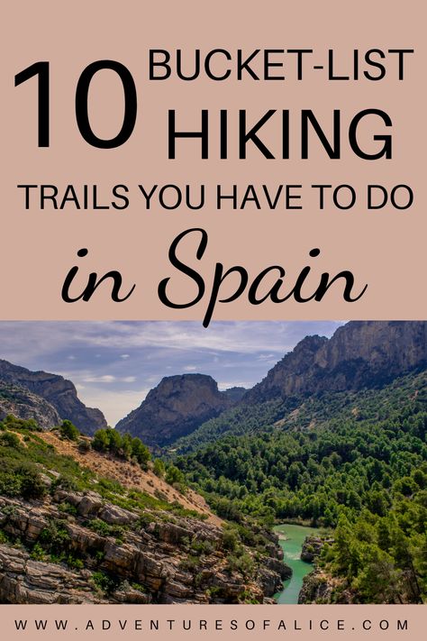 Hiking Spain, Hiking Trips, Spain Travel Guide, Southern Spain, Hiking Destinations, Hiking Trail, Enjoy Nature, Spain And Portugal, Europe Travel Tips