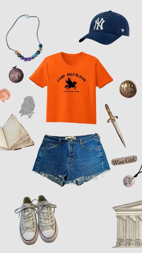 remake!! #aesthetic #outfitinspo #annabethchase #annabeth #annabethchaseaesthetic #percabeth Percy Jackson Costume, Librarian Clothes, Annabeth Percy Jackson, Percy Jackson Birthday, Chase Costume, Percy Jackson Cosplay, Summer Camp Outfits, Percy Jackson Outfits, Percy Jackson Fanfic