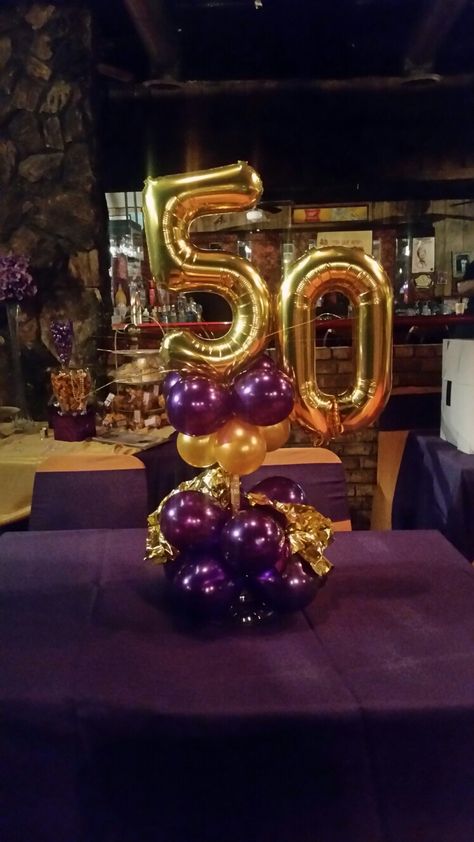 58th Birthday, Purple Balloons, 75th Birthday, Balloon Arrangements, Fabulous Birthday, Foil Art, Balloon Centerpieces, Number Balloons, Gold Balloons