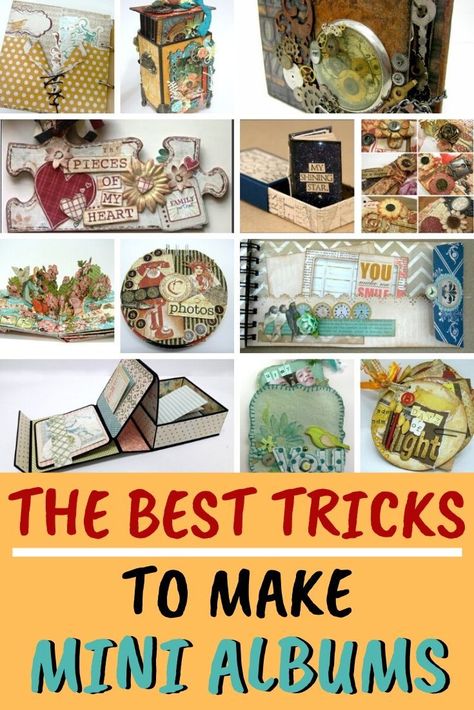 Mini Book Diy How To Make, Scrapbook Mini Albums Tutorial, Mini Scrapbook Albums Ideas, Scrapbooking Hacks, Mini Albums Tutorial, Mini Albums Ideas, Mini Scrapbook Ideas, Scrapbook Mini Albums, Diy Mini Album Tutorial