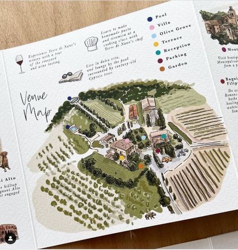 Wedding Map, Illustrators On Instagram, Illustrated Map, Wedding Card Design, Custom Illustration, Something Unique, Wedding Stationary, Invitation Design, Luxury Wedding