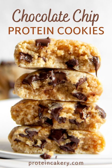 Protein Powder Recipes Desserts, High Protein Cookies Healthy, Almond Flour Low Calorie Recipes, Whey Protein Desserts, Low Cal Protein Cookies, Sugar Free Protein Cookies, High Protein Chocolate Chip Cookies, Low Carb High Protein Cookies, Moist Protein Cookies