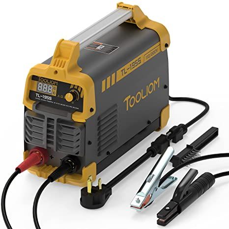 TOOLIOM 195A 110/220V Stick Welder ARC Welding Machine DC Inverter Welder Dual Voltage MMA Welder Digital Display - - Amazon.com Garage Wall Organizer, Tig Welding Machine, Portable Welding Machine, Arc Welding Machine, Inverter Welder, Arc Welders, Garden Tool Organization, Welding Supplies, Tig Welder