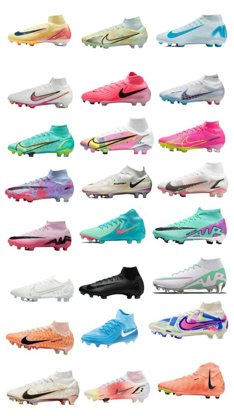 Soccer cleats Football Cleats Aesthetic, Aesthetic Soccer Cleats, Flag Football Cleats, Soccer Cleats Aesthetic, New Soccer Boots, Cute Soccer Cleats, Cr7 Cleats, Soccer Media Day, Custom Soccer Cleats