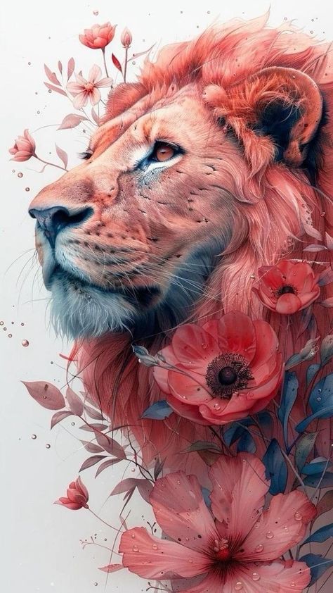 Aslan Wallpapers, Waterfall Wedding, Lion Photography, Lion Wallpaper, Animal Portraits Art, Lion Pictures, Lion Art, Landscape Scenery, Step By Step Painting