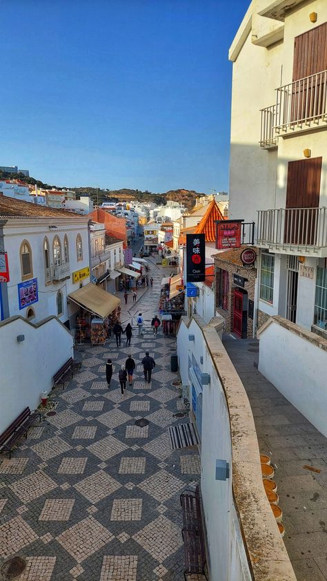 💯 You will feel the atmosphere of walking around new cities and countries. 👀 Watch videos of walks from Albufeira and other beautiful places in Portugal on our YouTube channel. ✅️ Link in profile header. 🔔 Click like 👍 and subscribe 🙂 Albufeira Portugal Aesthetic, Albufeira Aesthetic, Algarve Portugal Aesthetic, Albufeira Old Town, Portuguese Summer, Trip Moodboard, Portugal Albufeira, Portugal Country, Portugal Cities