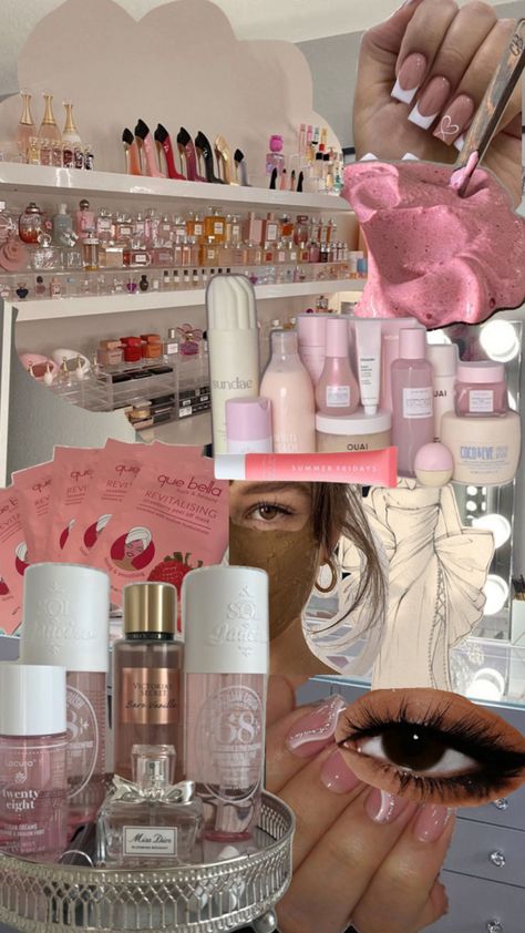 Remember your daily self care!! Self Care Collage, Romanticing Life, Body Care Routine, I Care, Glow Up?, Pink Aesthetic, Self Care, Business Women, Body Care