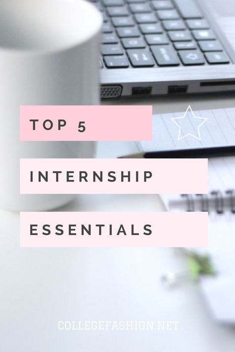 Top 5 Internship Essentials: The items every intern should have Fashion Internship, Internship Report, The Internship, Internship Fashion, Note Taking Tips, Late Summer Outfits, College Success, College Advice, Summer Internship