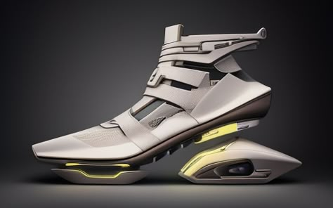 Nike Boots Mens, Futuristic Sneakers, Animation Blender, Futuristic Clothing, 3d Product Animation, Futuristic Shoes, Product Animation, Nike Boots, 3d Typography